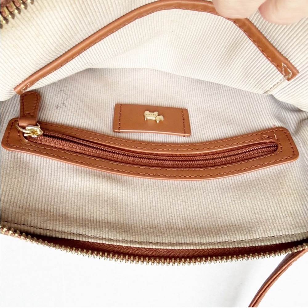 RADLEY LONDON Crossbody Bag Purse Leather cognac brown - Picture 4 of 5